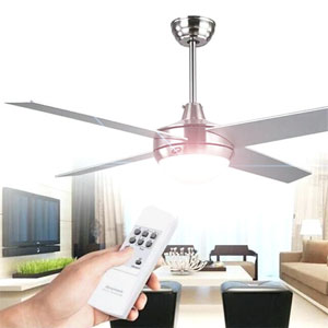 Ceiling Fans with Remote Control & Lights
