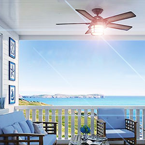Outdoor Ceiling Fans with Lights